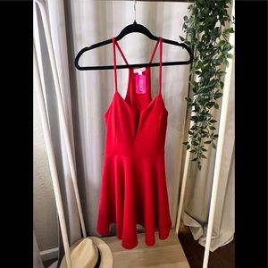 New!! Fun red mini dress